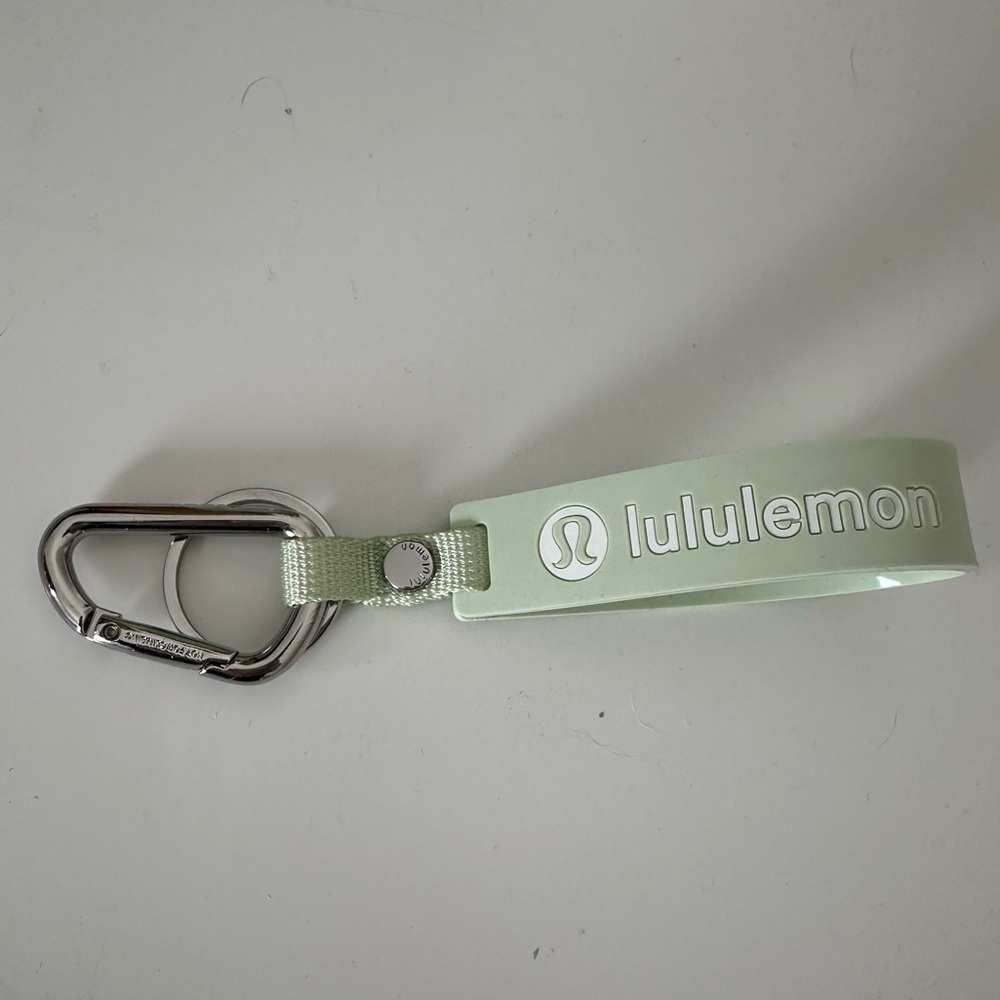 Lululemon Silicone Keychain